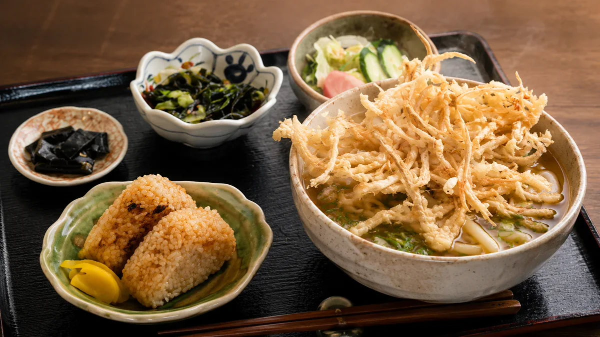 ごぼ天定食