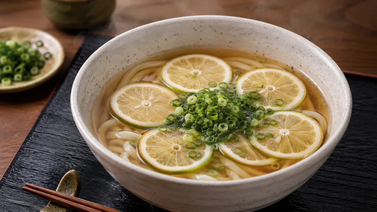 かぼすうどん